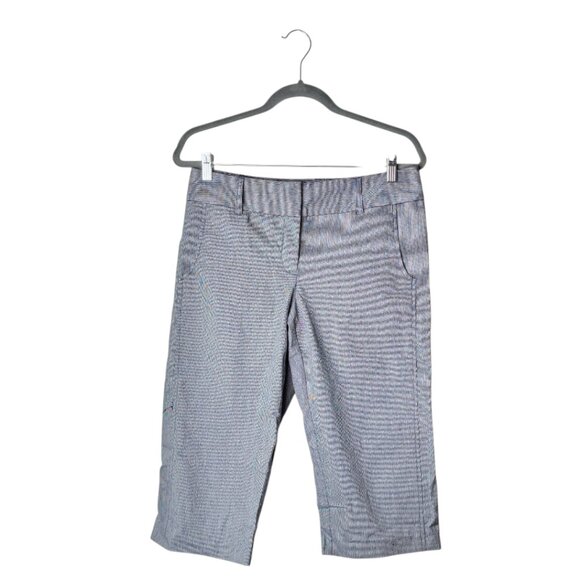 Daisy Fuentes Wide Leg Gray Capris - Picture 1 of 8